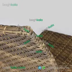 صندلی بدون دسته حصیری گل یخ