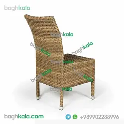 صندلی بدون دسته حصیری گل یخ