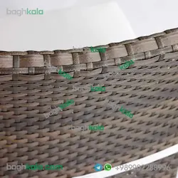 صندلی بدون دسته حصیری گل یخ