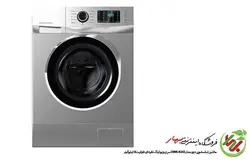 ماشین لباسشویی دوو مدل DWK-8242 سری ویوا رنگ نقره ای ظرفیت 8 کیلوگرم