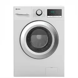 خرید ماشین لباسشویی اسنوا مدل SWM-71201 ظرفیت 7 کیلوگرم سری هارمونی رنگ سفید با درب کروم
