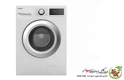 خرید ماشین لباسشویی اسنوا مدل SWM-71201 ظرفیت 7 کیلوگرم سری هارمونی رنگ سفید با درب کروم