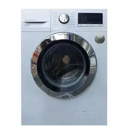 ماشین لباسشویی اسنوا مدل SWM-72301 ظرفیت 7 کیلوگرم سری هارمونی اینورتر رنگ سفید با درب کروم