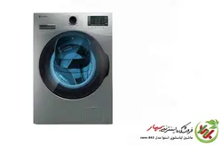ماشین لباسشویی اسنوا مدل swm-843 ظرفیت ۸ کیلوگرم رنگ نقره‌ ای ادواش