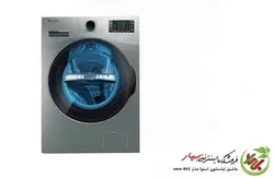ماشین لباسشویی اسنوا مدل swm-843 ظرفیت ۸ کیلوگرم رنگ نقره‌ ای ادواش