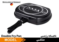 ماهیتابه رژیمی 36 سانتی مترمشکی ناسا الکتریک