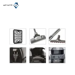 جارو برقی کیسه دار فکر دارای دو رنگ سفید و قرمز مدل Prestige 2000 oko