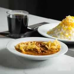 بشقاب گود خورشت خوری هتلی چینی زرین ایران مدل 23