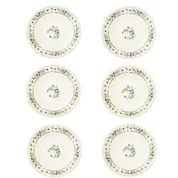 بشقاب شیرینی خوری HiOpal طرح رمانتیک 6 عددی