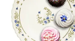 بشقاب شیرینی خوری HiOpal طرح رمانتیک 6 عددی