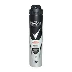 اسپری دئودرانت مردانه رکسونا مدل پروداکشن اکتیو Protection Active+INVISIBLE