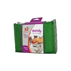 اسکاچ هندی پک ابر استیل نرم و سخت بسته 2 عددی