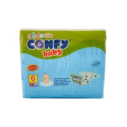 پوشک کانفی Confy سایز 6 بسته 28 عددی