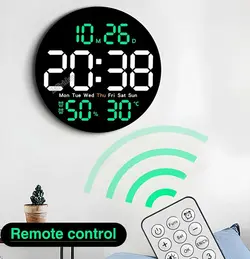 ساعت دیجیتالی دیواری دایره کنترلی مدل DS-5501