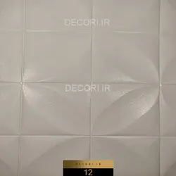 دیوارپوش فومی طرح چهار پر سفید - دکوری