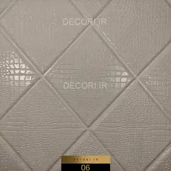 دیوارپوش فومی طرح لوزی سفید - دکوری