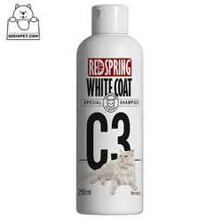 خرید شامپو گربه رد اسپرینگ مدل C3 موی سفید | دیجی فورپت