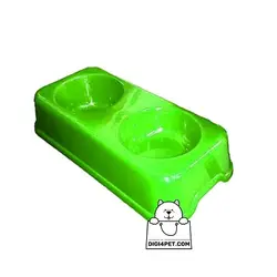 ظرف دوقلو سگ و گربه برند لوکا مدل Mandi | دیجی فورپت