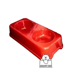 ظرف دوقلو سگ و گربه برند لوکا مدل Mandi | دیجی فورپت