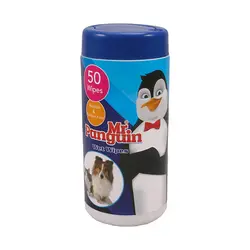 خرید دستمال مرطوب سگ و گربه مستر پنگوئن 50 عددی | دیجی فورپت