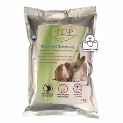 خرید پلت یونجه خرگوش و جوندگان برند FCP وزن 1 کیلوگرمی | دیجی فورپت