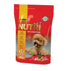 مشخصات، قیمت و خرید غذای خشک توله سگ نوتری پت 2 کیلوگرمی | دیجی فورپت