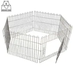 خرید پارک سگ استیل 6 ضلعی 60*60 سانتی متری | دیجی فورپت