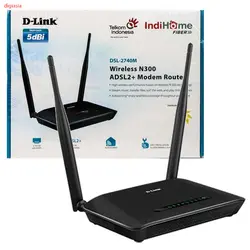 مودم روتر ADSL2 Plus بی‌ سیم دی-لینک مدل D-Link-DSL-2740M