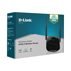 مودم روتر ADSL2 Plus بی سیم N300 دی-لینک مدل DLINK-124 New - فروش انواع تجهیزات شبکه و کامپیوتر