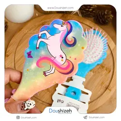 برس مو آکواریومی طرح یونیکورن تک شاخ | عمده