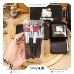 ست براش ۷ عددی هلو کیتی مشکی