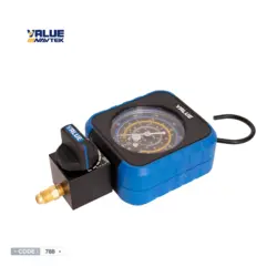 گیج تکی نیم دور کولر گازی فشار پایین VRM1-B-0404 برند VALUE