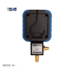 گیج تکی نیم دور کولر گازی فشار پایین VRM1-B-0404 برند VALUE