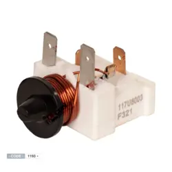 رله استارت کمپرسور 1/2 دانفوسی مدل 117U6003 | دکتر کول - فروشگاه قطعات کولر گازی