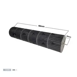 بلوور سمت چپ میتسوبیشی الکتریک مدل PK-3 | دکتر کول - فروشگاه قطعات کولر گازی
