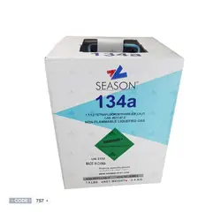 کپسول  3.4 کیلوگرمی گاز R134a برند SEASONS