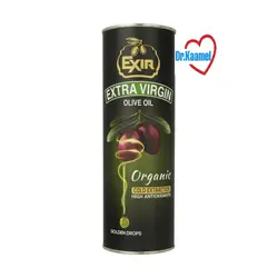 روغن زیتون 750 سی سی قوطی فلزی اکسیر