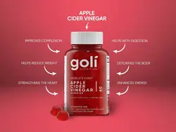 پاستیل سرکه سیب گلی نوتریشن | گلی | GOLI | مراقبت پوست و مو دکترپلاس