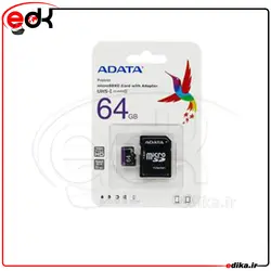 رم ميکرو 64 گيگ پکدار ADATA AP C10 U1