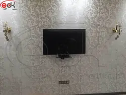 پايه ديواري رسیور و DVD تک طبقه شيشه اي