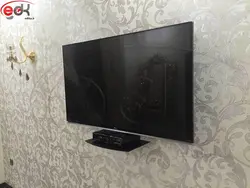 پايه ديواري رسیور و DVD تک طبقه شيشه اي