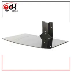 پایه دیواری رسیور وdvd تک طبقه شیشه سکوریت next t100