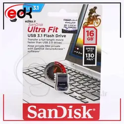 فلش USB3.1 پرسرعت و کوچک 16و32 گیگ Sandisk Ultra Fit