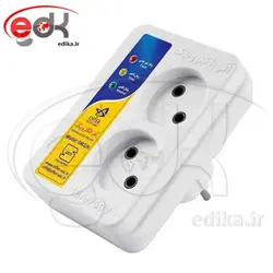 محافظ برق ۲ خروجی دیواری ارت دار آفر الکترونیک مدل OR326