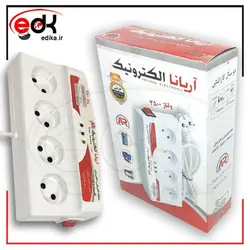 محافظ برق 4 خانه 1/2 متری اریانا مخصوص کامپیوتر و تلویزیون-دوسال ضمانت