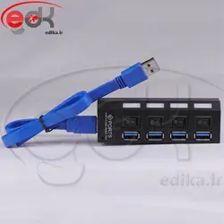 هاب کلید دار 4پورت Maxtouch 4Port USB3.0