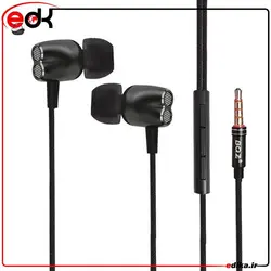 هندزفری باسیم BQZ مدل A19 با کیفیت رنگ مشکی