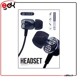 هندزفری باسیم BQZ مدل A19 با کیفیت رنگ مشکی