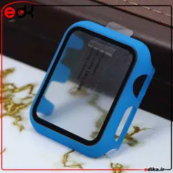 محافظ اپل واچ + گلس ۳۸ میلی متری -ابی
