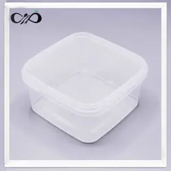 ظرف یکبار مصرف مایکروویوی 650CC مربع پولاد پویش با درب